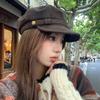 Autumn Winter Hats For Women Men Unisex Vintage Military Cap Suede Painter Hat Retro Simple Beret Female New Casual