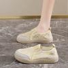 Women's Platform Mesh Sneakers Summer Sports Flat Shoes Workout Gym Running Shoes Breathable Slip-On Walking Shoes Casual Tennis Sneakers for Women