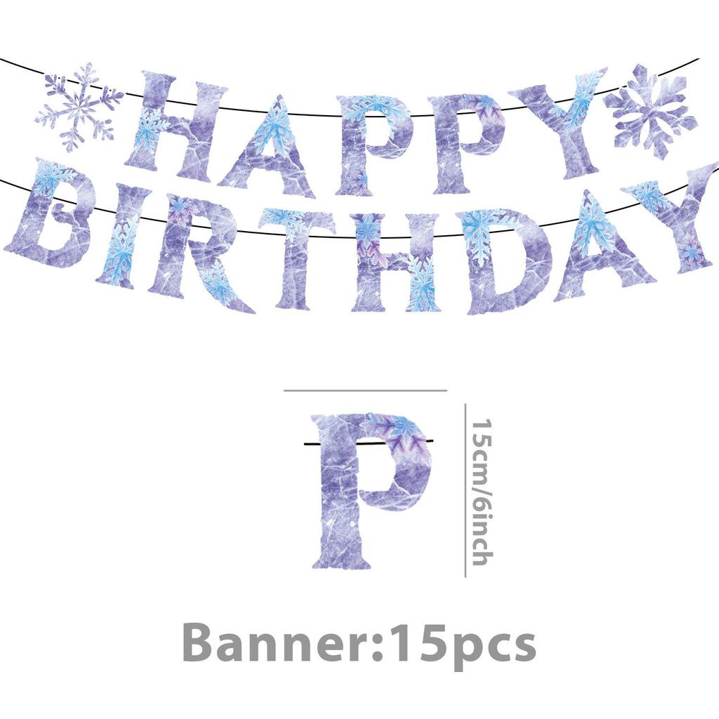 New Ice and Snow Queen Party Tableware: Plates, Napkins, Cups, and Tablecloths for Birthday Decorations