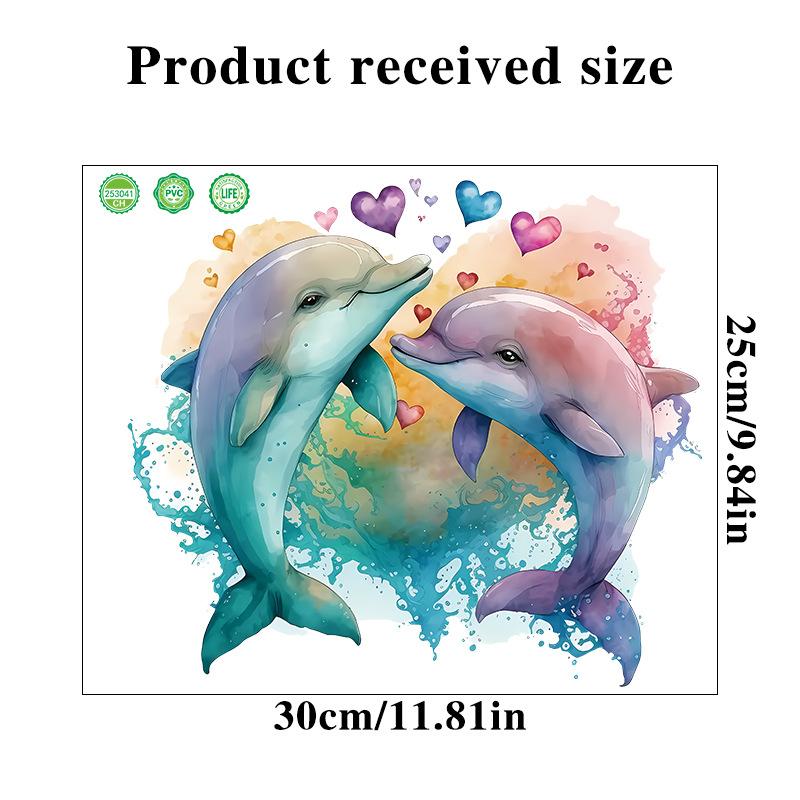 10 Styles Summer Seaside Vacation Wall Stickers Beach Sunset Stickers Toilet Stickers Self Adhesive Waterproof