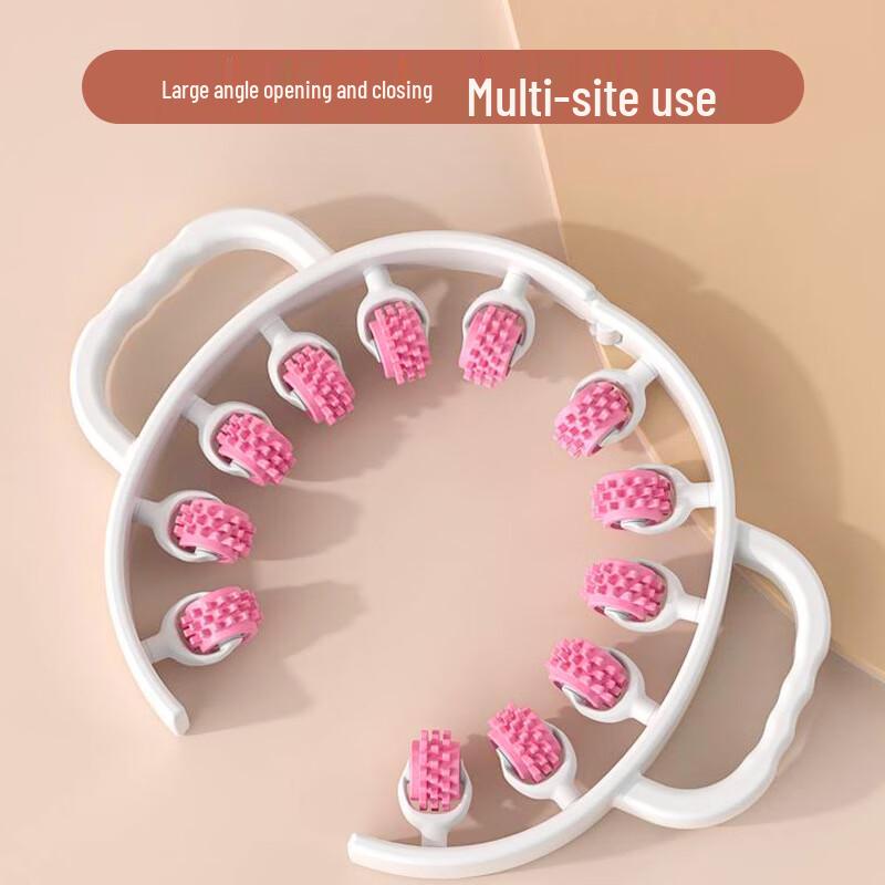 WEZHO 12-Wheel Circular Leg Clamp Massager