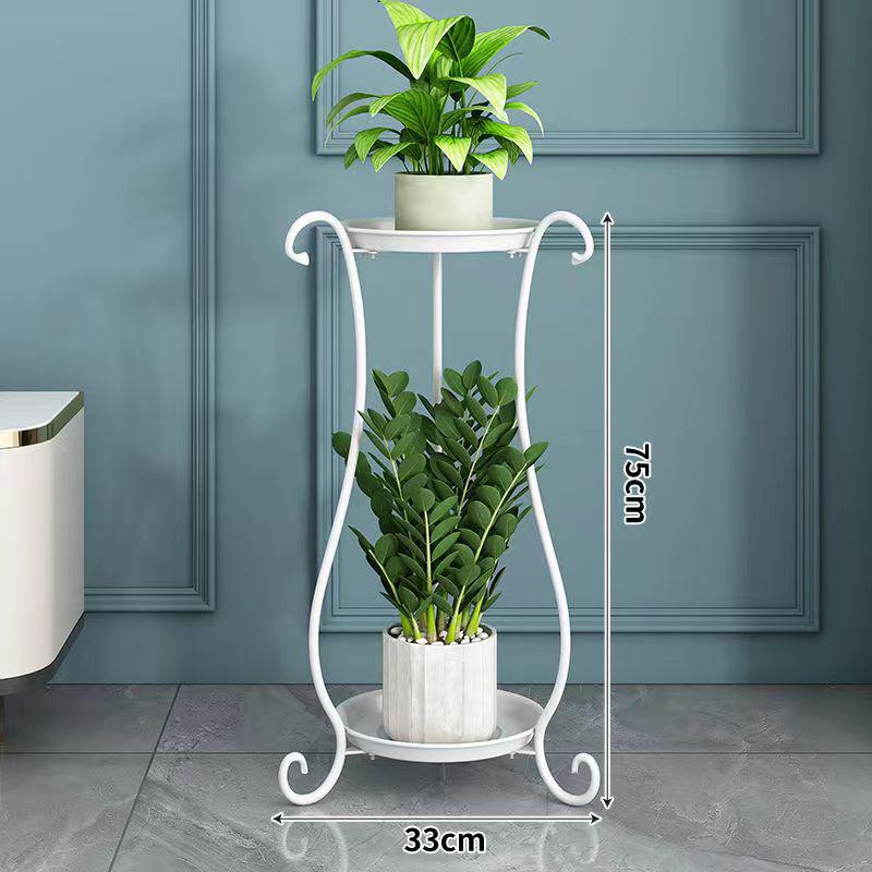 Multi-Layer Iron Flower Rack for Living Room and Balcony