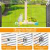 Interactive Spinning Bird Perch Toy - Wooden Exercise Stand for Budgies, Cockatiels & Small Parakeets