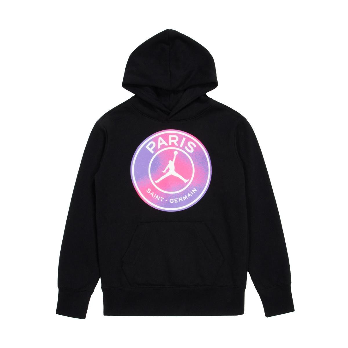 (GS) Nike PARIS-SAINT GERMAIN PULLOVER Hoodie Black Kids  DJ3777-010 S