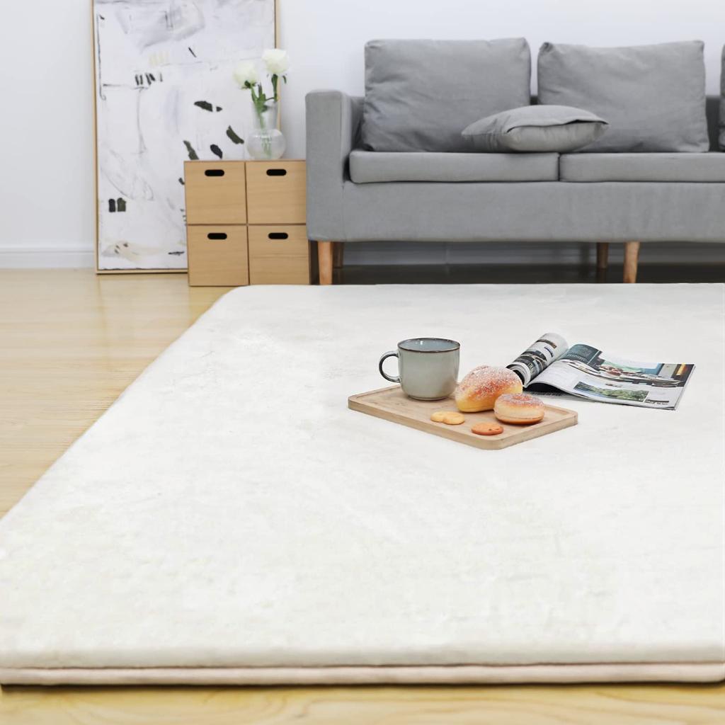 Colorsroom Carpet Extra Thick 200 X Approximately 3 Tatami Cushion Water Dust Odor Low Fluffy To the Compatible with Hot Same Thickness As Memory Foam