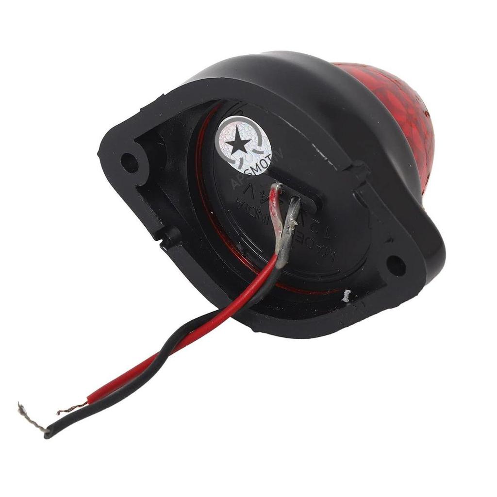 2PCS Red LED Side Marker Lights 12V/24V Trailer Lights – Truck / RV / Camper Van / Semi Truck / Boat / Motorcycle Tail Marker Lamps (Universal Fit)