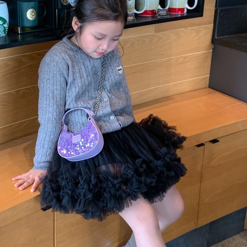 Trendy Lightweight Mini Crossbody Handbag For Kids With Stylish Chain Design