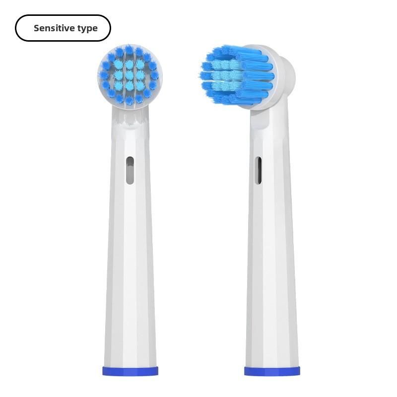 Odpowiedni do główki szczoteczki elektrycznej Oral B Oral-b Obrotowe Miedziane Włókna DuPont, Wysokie Zaokrąglenie Neutralna Wymienna Główka Szczoteczki