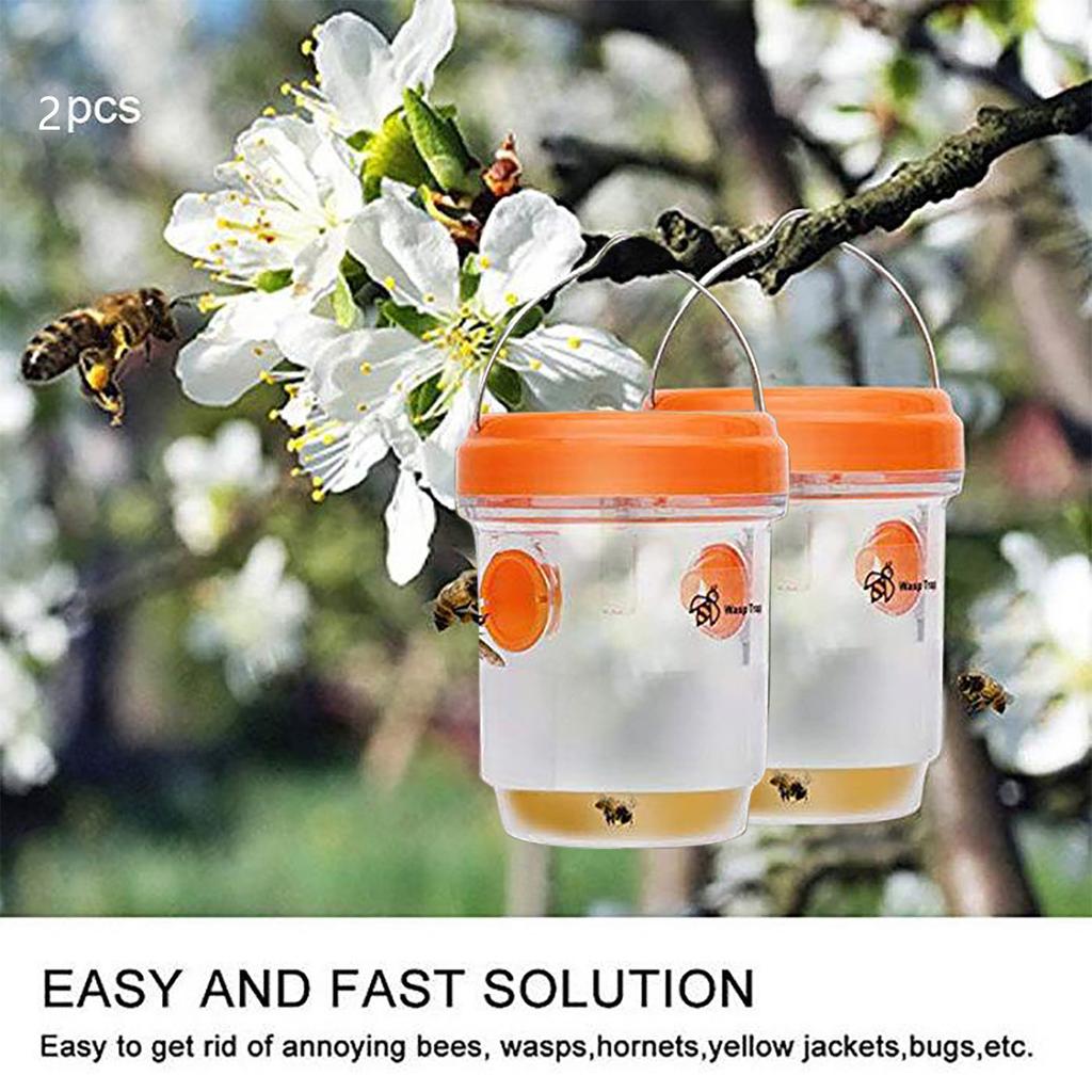 2pcs Solar LED Bee Trap, , Fruit , Solar Charging