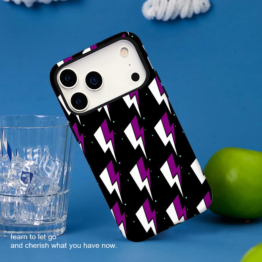 

Geometric Lightning art painting pattern Phone Case Film shell For iPhone 17 16e 16 15 14 13 12 Pro Max Plus XS iPhone 16 Plus