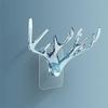 Self Adhesive Wall Hook Without Drilling Coat Bag Bathroom Door Kitchen Towel Hanger Deer Head Hook Storage Accessories