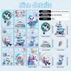 Christmas Window Decor Stickers Set With Snowflakes Snowman Celebration For