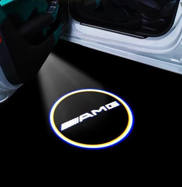 LED Welcome Lights for Mercedes C-Class W203, CLK, SLK, SLR Models - Door Projector Lights