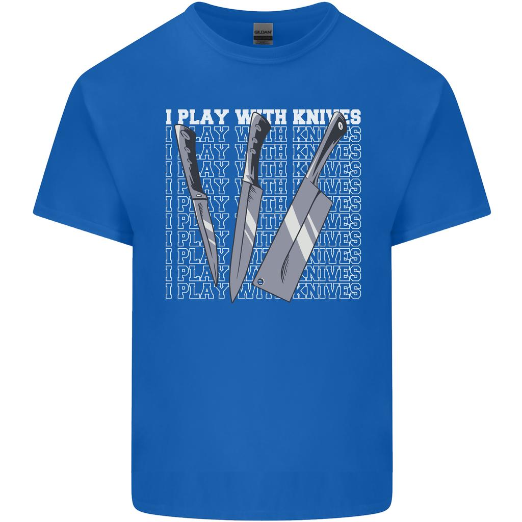Chef I Play With Knives Unisexs Light Cotton TShirt