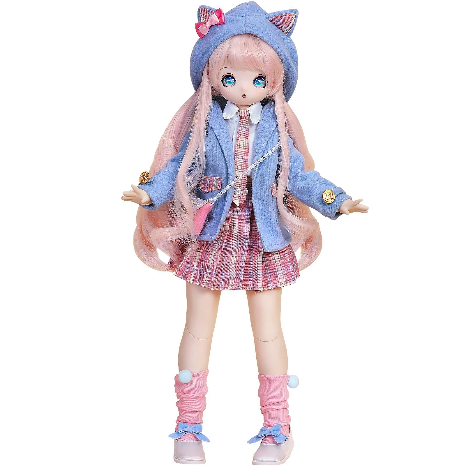 

Кукла BJD ICY Fortune Days в масштабе 1/4, в стиле аниме, расписанная, подвижная фигура, возраст 8+ (Кошка)