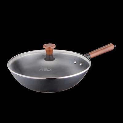 32cm Refined Iron Wok