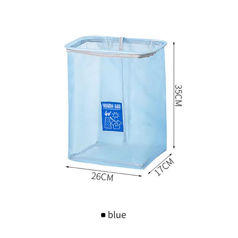 Foldable Wall Mounted Laundry Basket Dirty Clothes Storage Basket Toy Dust Bucket Home Laundry Hamper Dirty Clothes Storage Bag