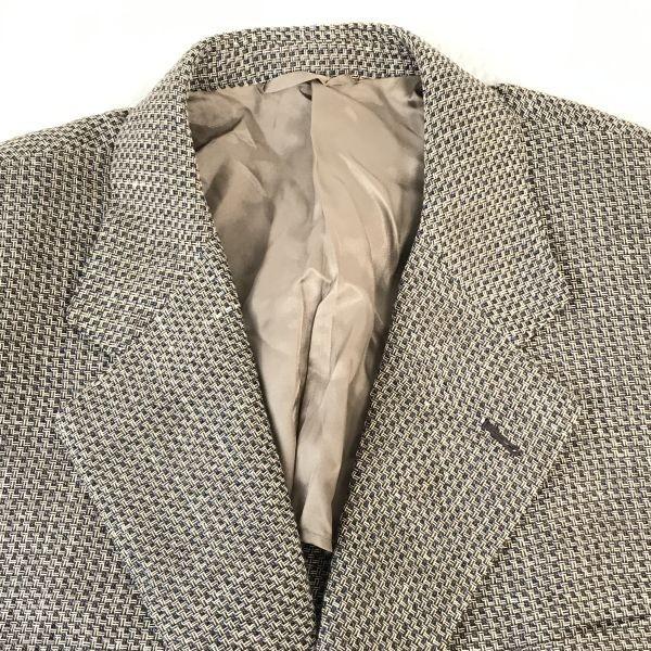 mila schon Italy Linen Silk Tailored Jacket Men L 50 Brown Blazer Spring Summer(USED)