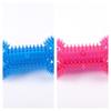 Tpr Dog Toy Durable And Noise-making Pet Chew For Teeth Cleaning Spike Bone Toy For Dogs