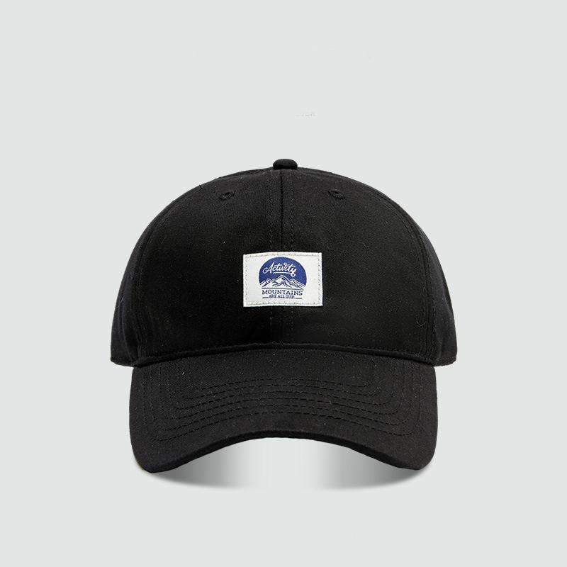 

Soft top cap sticker shows face small deep top hat women s outdoor sunshade sunscreen cap spring autumn and summer baseball cap Adjustable чёрный