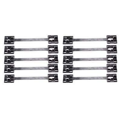 10 Piezas Clip de Tira de Umbral de Puerta de Coche 164987 9174457 Para Opel Para Astra G Para Vectra B Para Zafira A Clips de Fijación de Moldura de Umbral de ABS