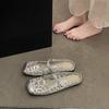 A New Style of Fashionable Flat Sandals for Women with Half-slippers and A Pair of Lazy Shoes