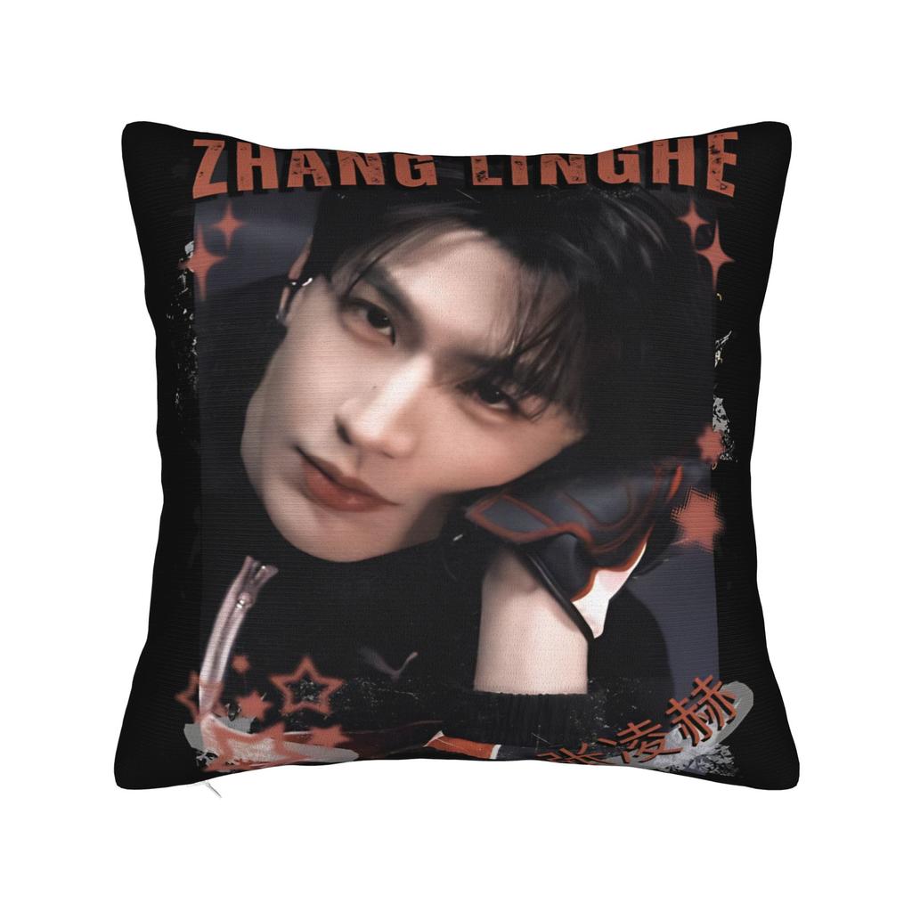 Pursuit of Jade Zhu Yu Square Pillow Covers Polyester Sofa Zhang Linghe Cushion Cover Cool Decor Pillow Cover