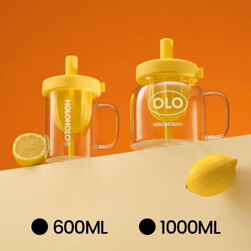 HOLOHOLO Acorn Glass Tea Infuser Mug