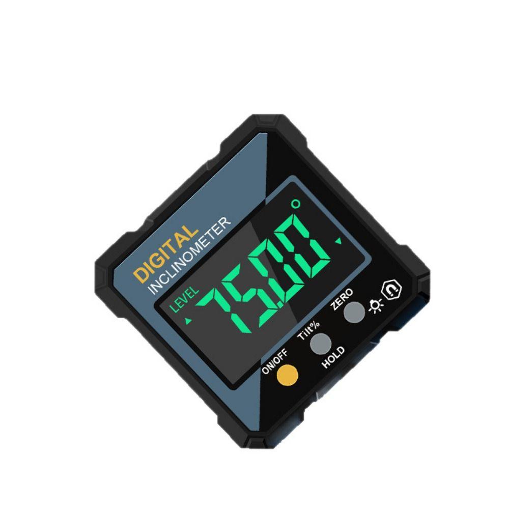 Waterproof Slope Meter Single-sided Magnetic Angle Finder Digital Inclinometer  Level Gauge Tool