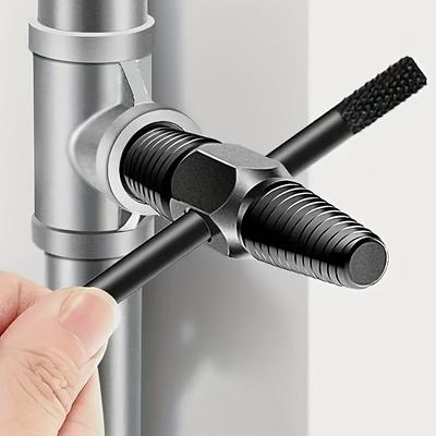 Çok Yönlü Vida ve Cıvata Çıkarıcı Seti - Hasarlı veya Kırık Vidalar İçin Easy-Out Aleti, Mutfak ve Banyolardaki Sıhhi Tesisat Vanaları ve Muslukları İçin İdeal