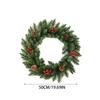 New Year Wreath On The Door Artificial Christmas Pine Cones Wreath Door Hanging Christmas Decoration Party Christmas Garland