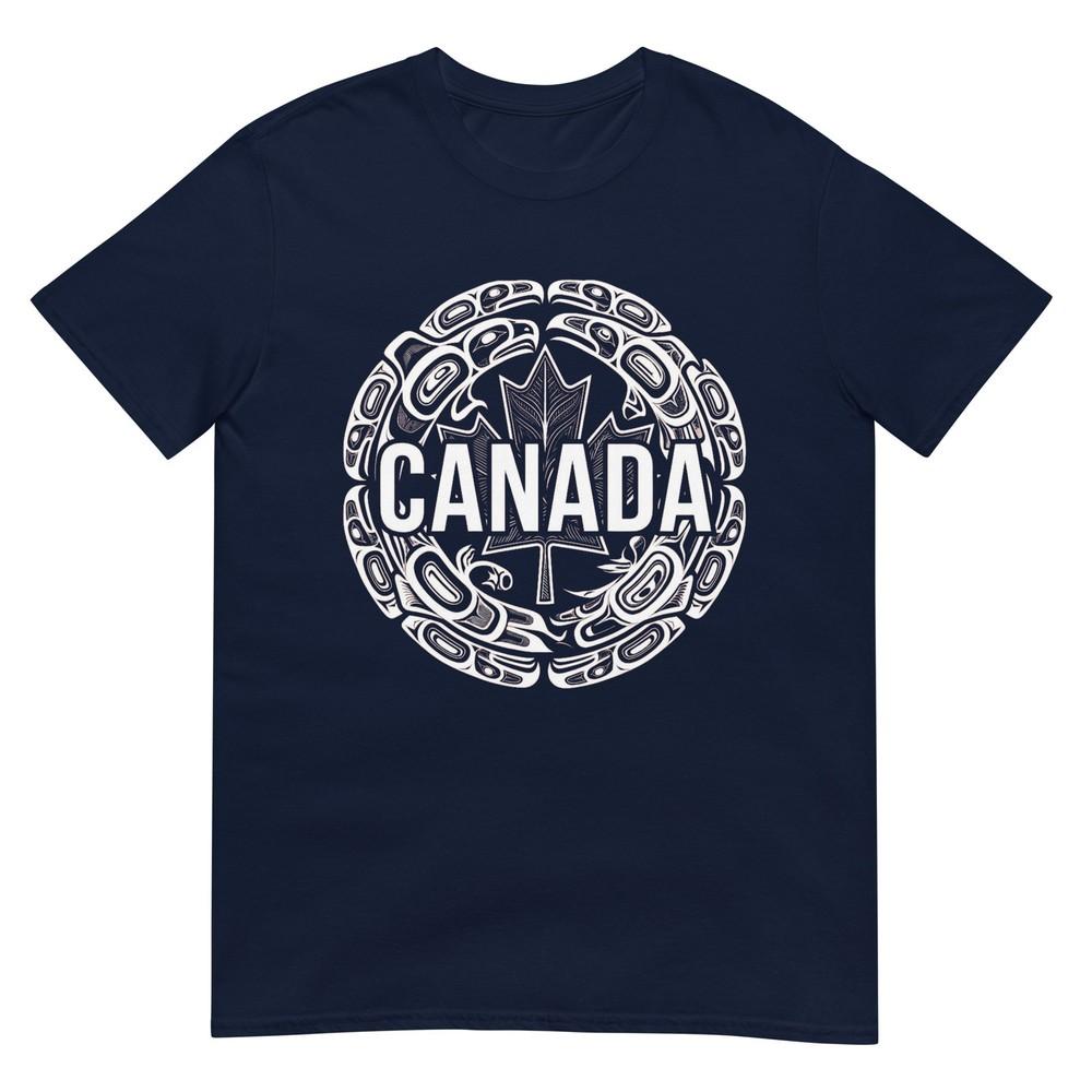 Canada Shirt Canadian Flag World Countries Unisex Unisex Boys Tshirt S