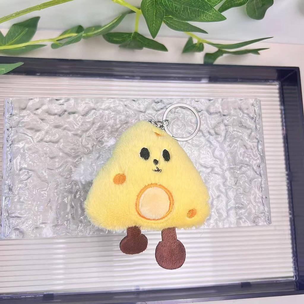 Plush Cheese Adorable Keychain Accessory Perfect For Students And Bags Fashionable