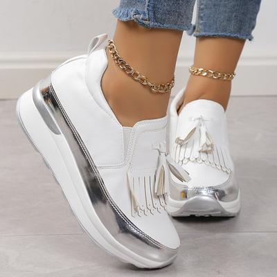 Scarpe da Donna Traspiranti di Design Scarpe Casual con Plateau Sneakers