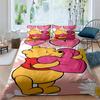 Cute 3D Printed Cartoon Pooh Bear Duvet Cover and Pillowcase Set - Home Decor, Creative Plus Size Bedding Set Suitable for Boys,
