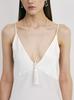 Sosoo Mordern Tassel Stone Necklace [L Size] White