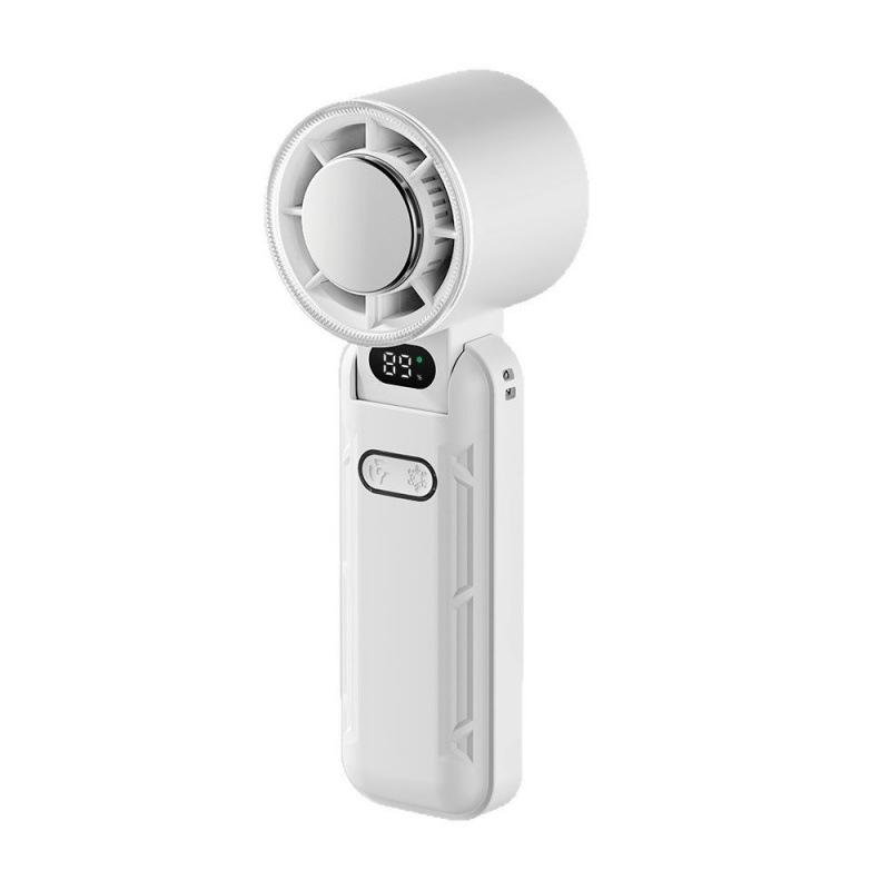 Handheld USB Rechargeable 5-Speed Mini Foldable Cooling Fan 55*54.5*167