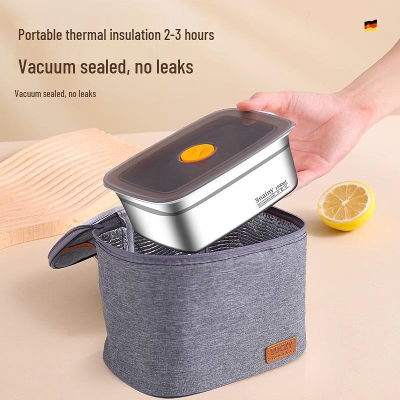 Stainless Steel Food Grade Refrigerator Bento Box with Lid - Sealed, Freezer-Safe Fresh Keeping Box