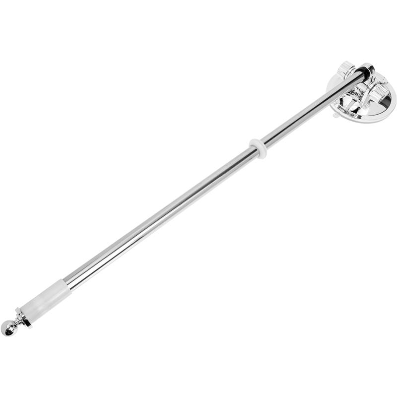 Vehicle Flagpole Holder Suction Cup Flagpole Base Car Parade Flagpole Base Flag Frame Red Flag Flagpole Suction Flagpole Base серебряный