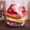 Aladdin Hat Mythical Character Play Cap Men Sultan Headwear Ethnic Style Feather Costume