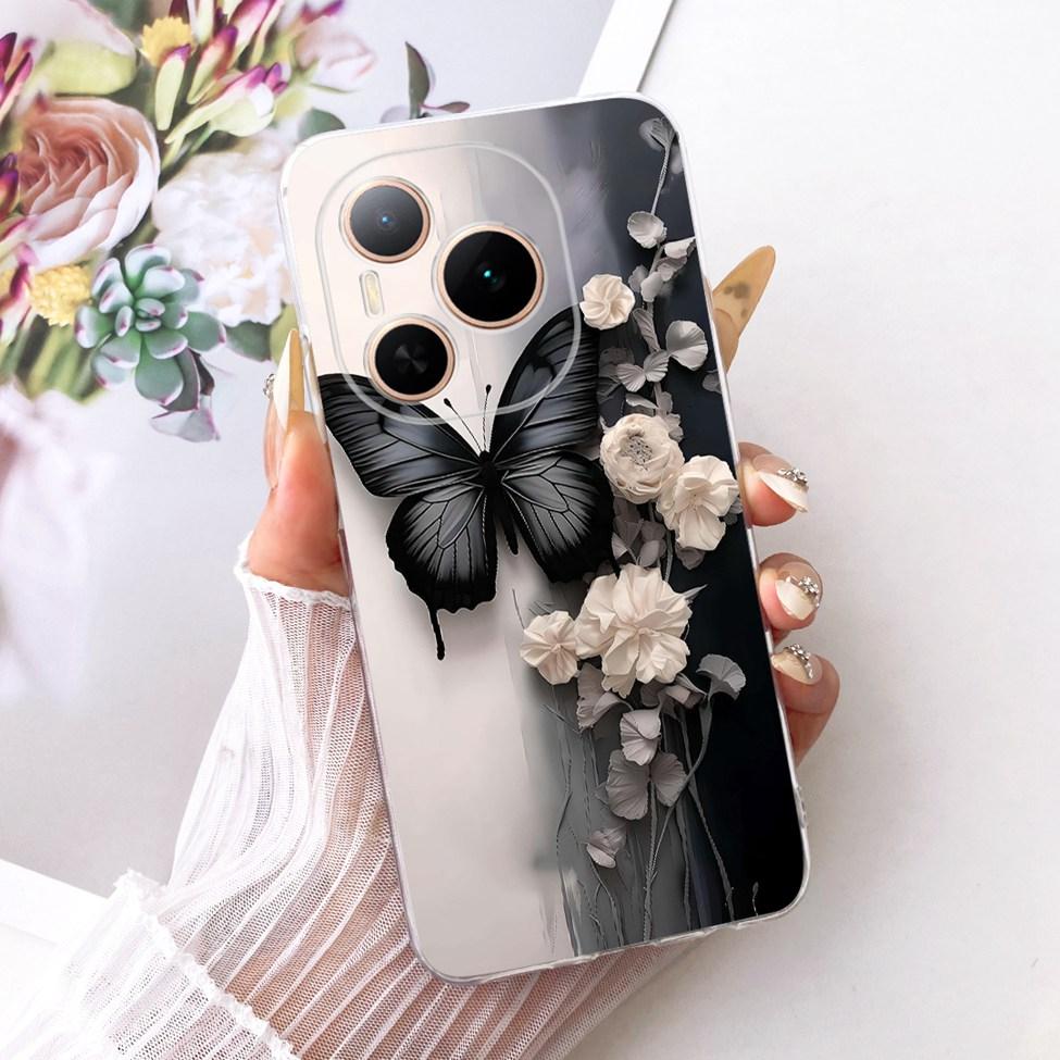 Case For Honor Power 5G Cover DVD-AN00 Transparent Fashion Butterfly Cute Cat Cool Painted Soft Phone Casing For Honor Power 5G