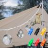 Pack of 20 Large Tent Clamps Strong Grip Windproofs Tent Fasteners PP Texture Perfect for Camping Tents Tarps and Outdoor