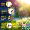 SolpexJP Solar Lights Outdoor Solar Garden Lights Waterproof In-Ground IP65 Waterproof Solar Illumination Wind-Swaying Solar LED Garden Lights Solar