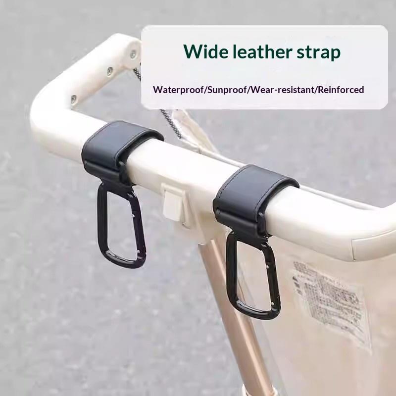 2 Stück Universelle Kinderwagenhaken Clip Strapazierfähiges Aufhängezubehör Für Wickeltaschen Kompatibel Mit Kinderwagen/Einkaufswagen/Autositzen