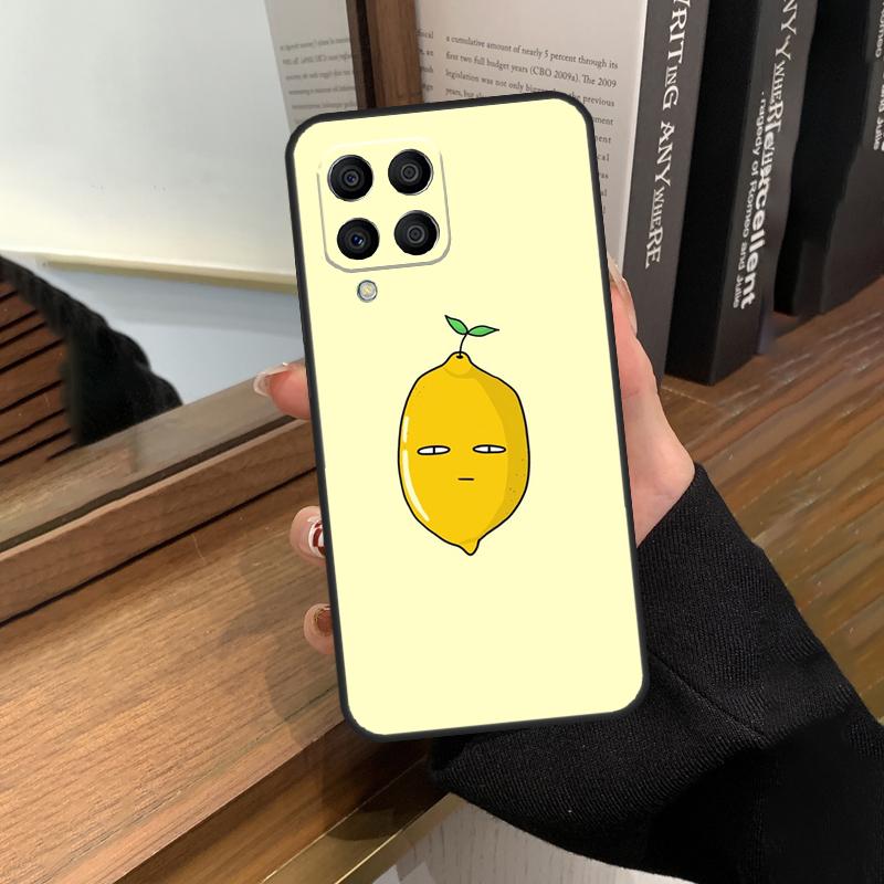 Lemon Fruit Case For Samsung Galaxy M56 M06 M16 M36 M52 M32 M12 M54 M34 M14 M35 M55 M15 M11 M31 M13 M53