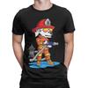 Firefighter FireUnisex Firedog Novelty 100 Cotton TShirt Sparky the Fire Dog Tees Tops For Unisex