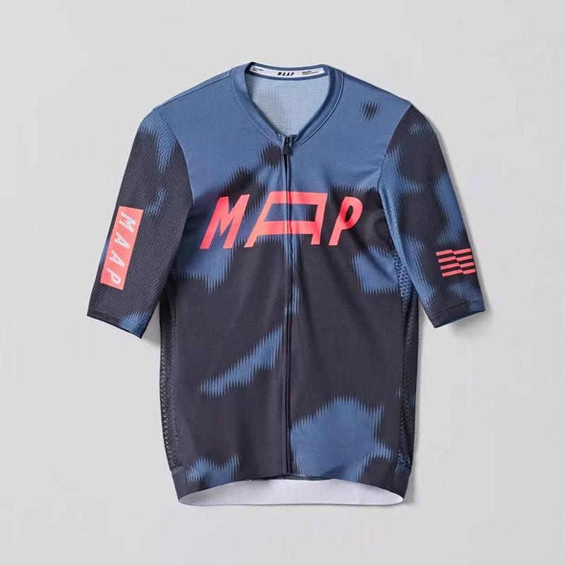 MAAP Short Sleeve Cycling Jersey Men Women Quick-Dry Bike Riding Apparel Outdoor Sports