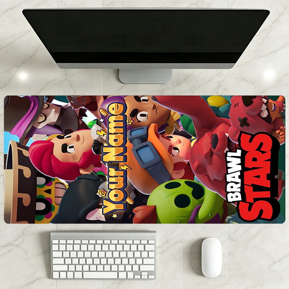 Supercell Customized Name Mouse Pad Gamer Mousepad Office Mouse Mats Non-Slip Rubber Bottom Perfect for Office Laptop Gaming Setup