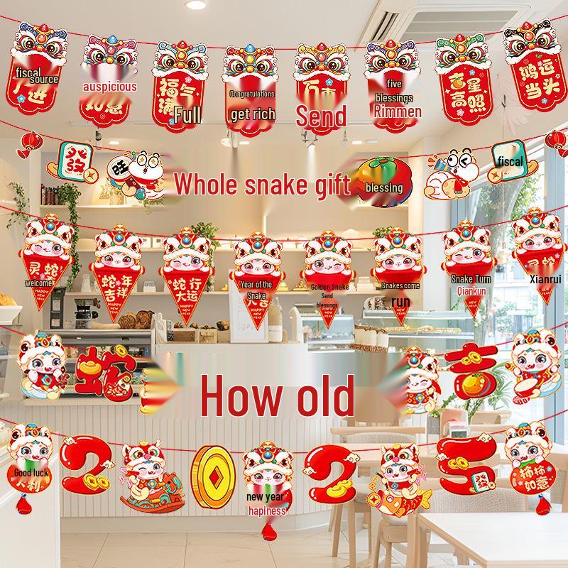 2025 Year of the Snake New Year & Spring Festival Hanging Decorations