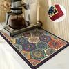 Anti-Slip Dish Drying Mat Super Absorbent Dish Drainer Rack Mats for Kitchen Counter Coffee Bar Mat Accessories for Countertop